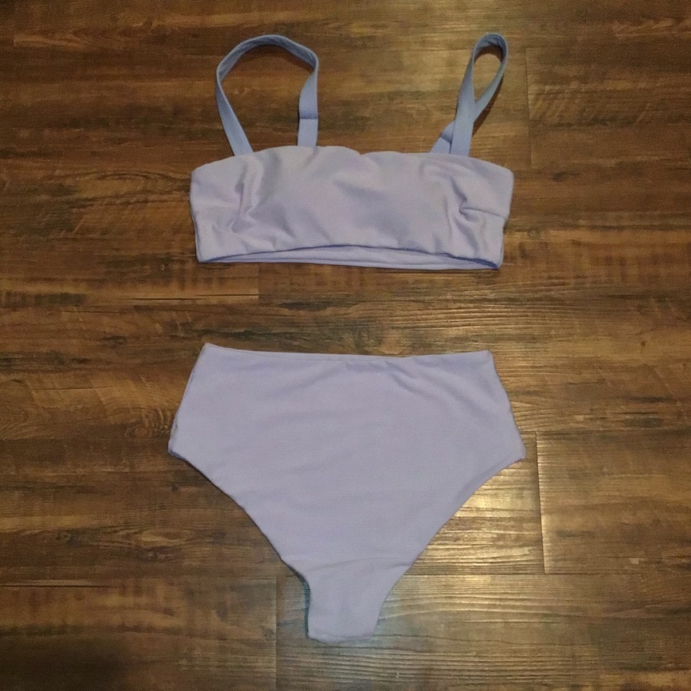 High wasted purple bikini 🚫never been warn🚫